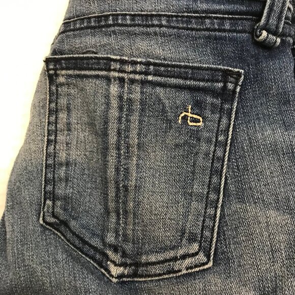 RAG AND BONE WOMENS SLIM FIT JEANS SIZE 27 - Picture 4 of 10